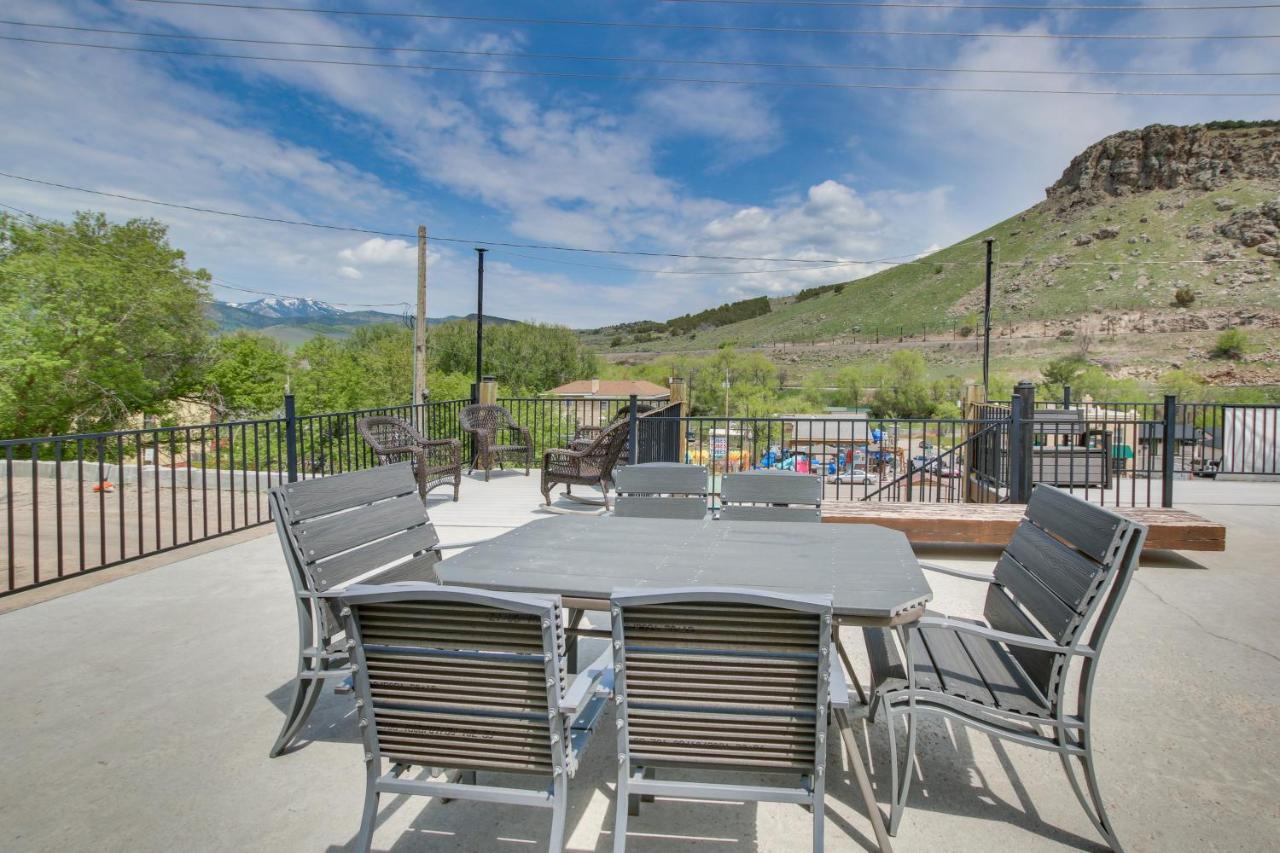 Central Lava Hot Springs Studio With Deck And Views! Εξωτερικό φωτογραφία